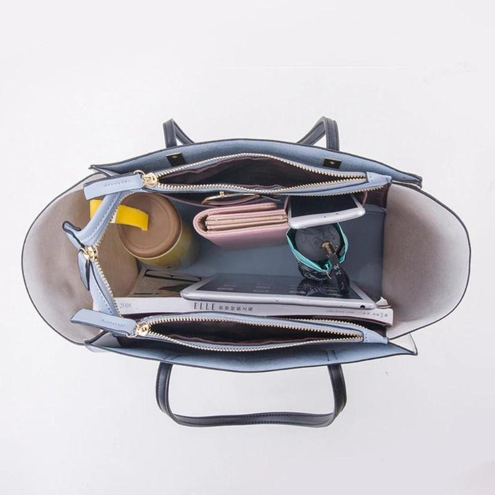 Conjunto de Tote Luxo de 4 Peças da Grace