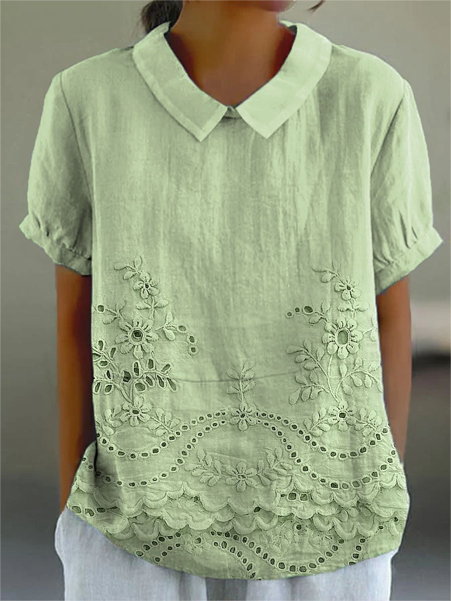 Lily | Camisa de Bordado Floral