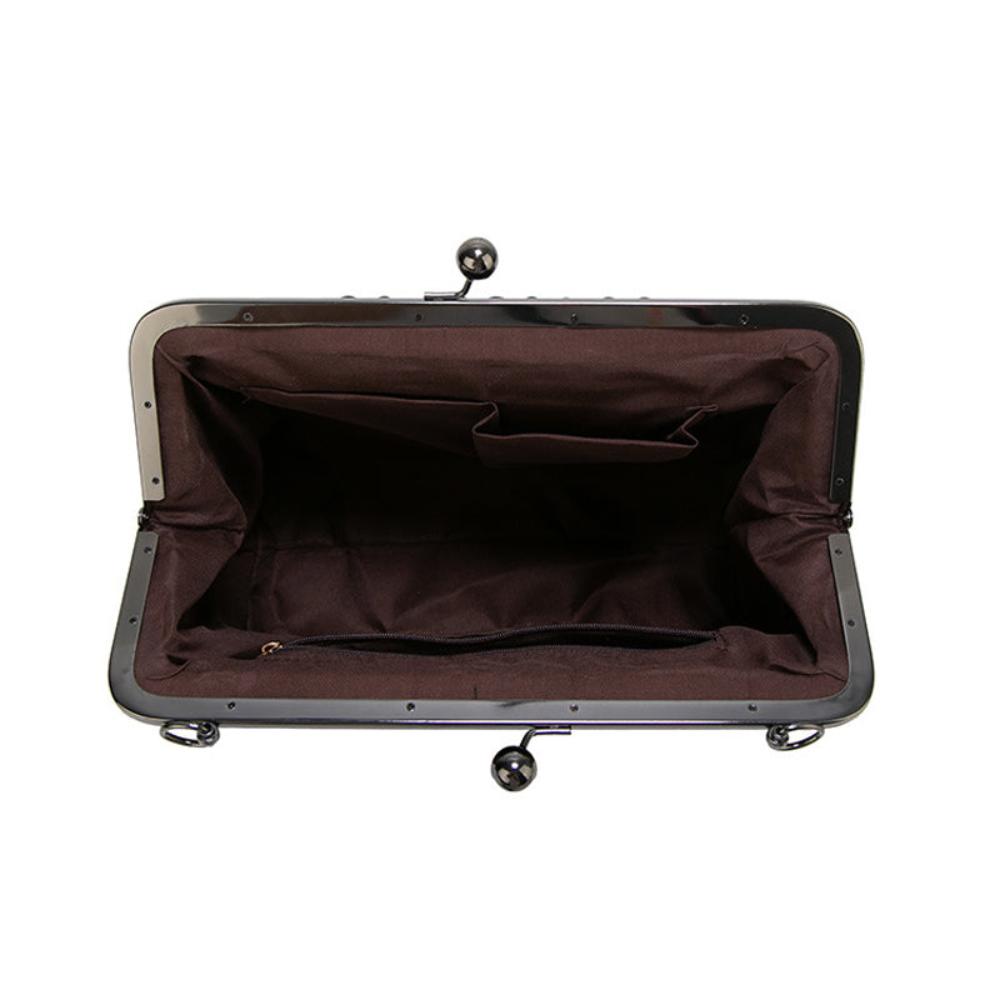 Mila | Bolsa de mão vintage com fecho de aba