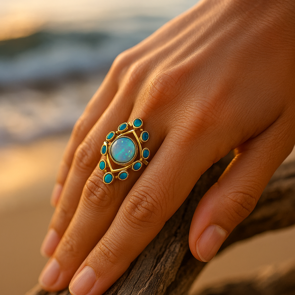 Lymneia - Anel Azul Sussurro