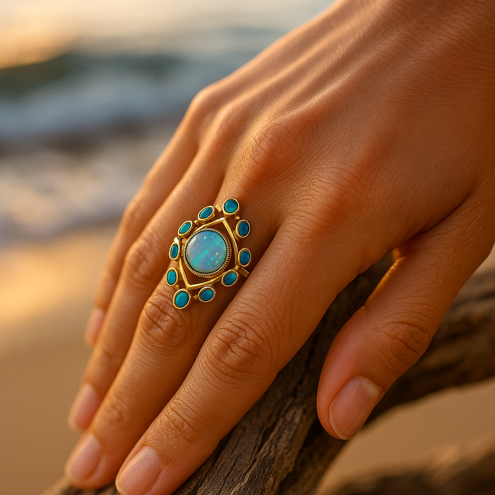 Lymneia - Anel Azul Sussurro