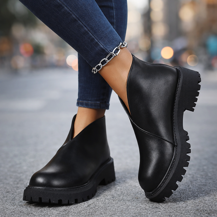 Serenna Plataformas de Couro