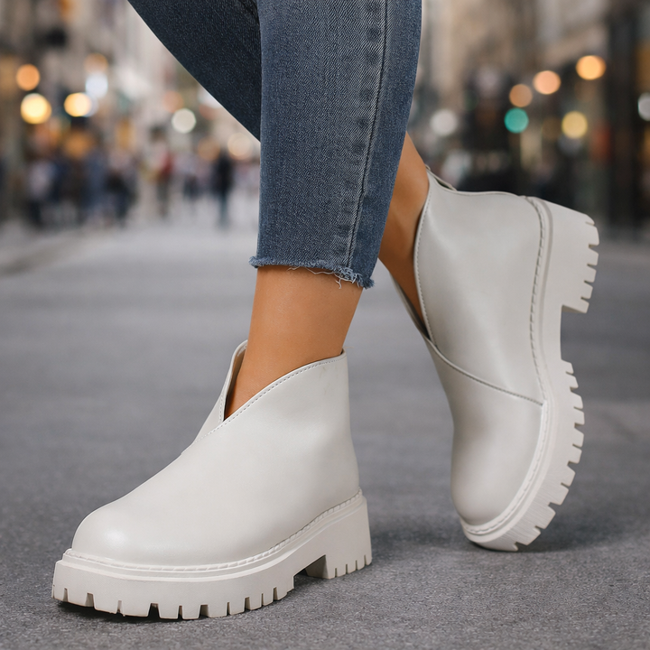 Serenna Plataformas de Couro