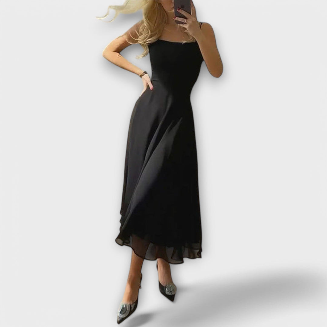 Vestido elegante sem mangas