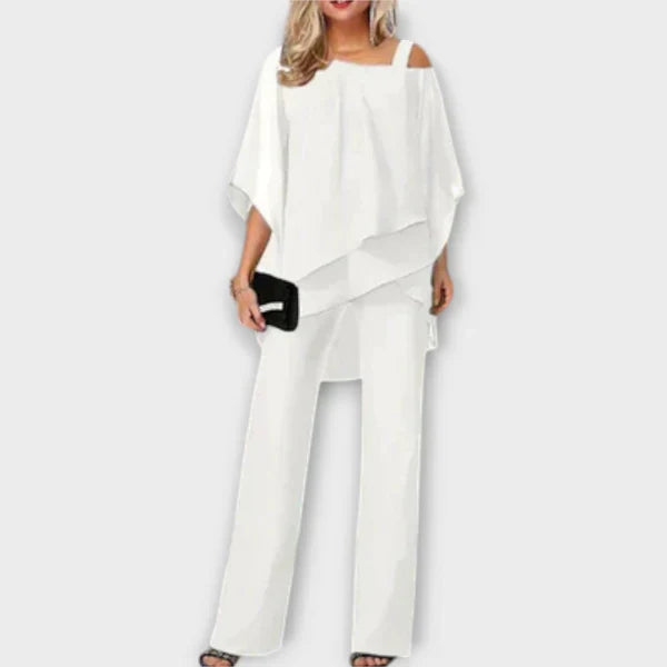 Chiffon Conjunto de para a Noite