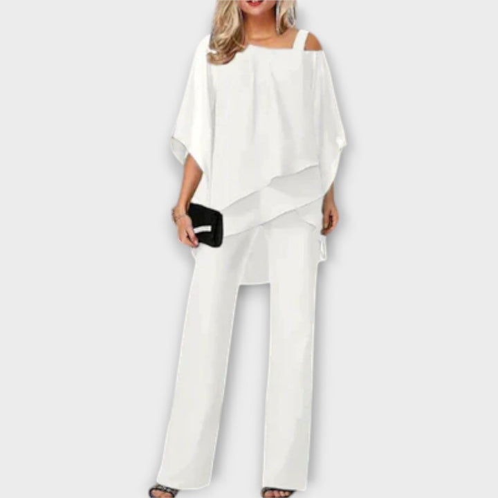 Conjunto de Chiffon para a Noite