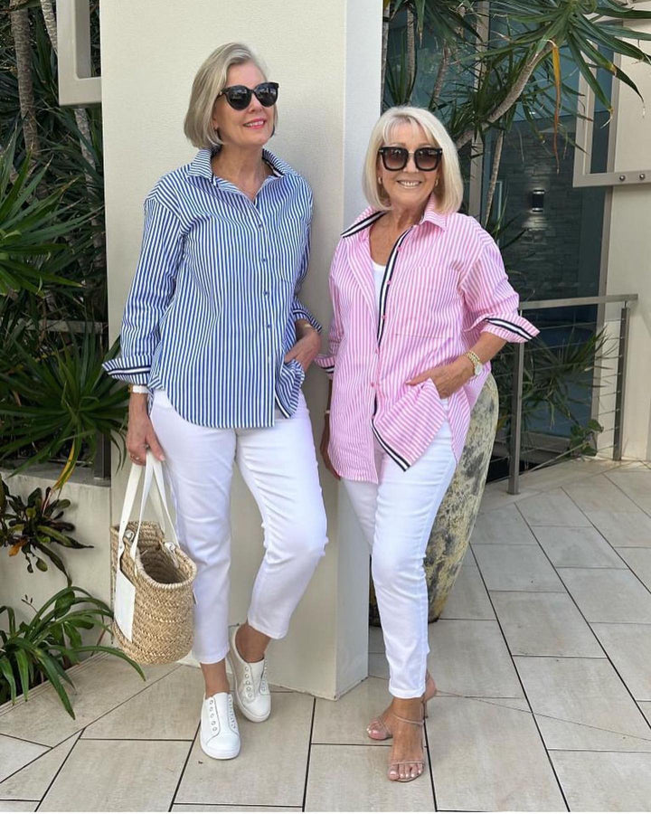 Lisette | Blusa Moderna Listrada