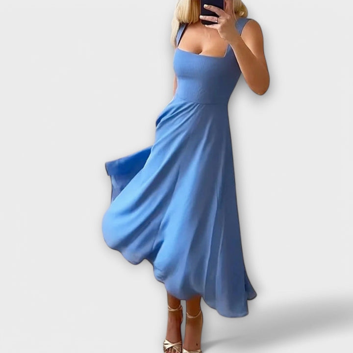 Vestido elegante sem mangas