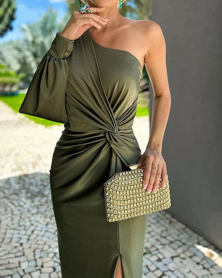Talia – Vestido Leve e Drapado