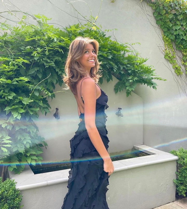 Aliza | Vestido Maxi com Babados