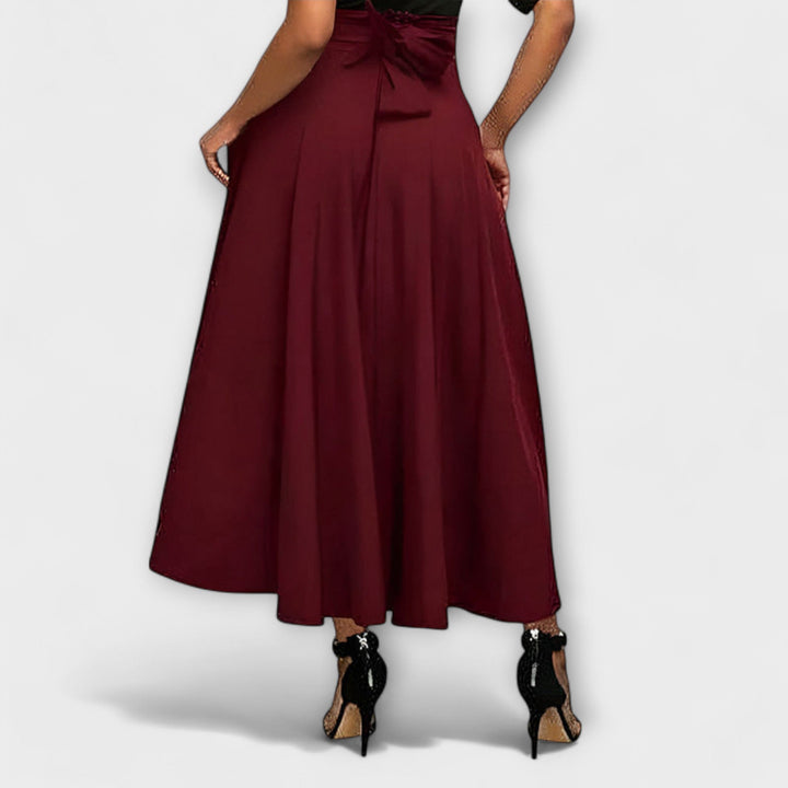Aurora - Elegante Saia Maxi no Estilo Chic