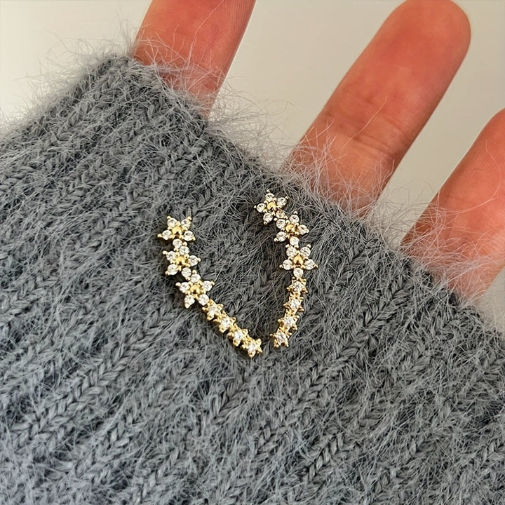 Brincos Florais Atemporais