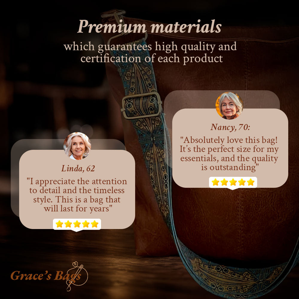 Charmosa Bolsa de Couro Vintage com Alça de Ombro | Charme Vintage da Tamar