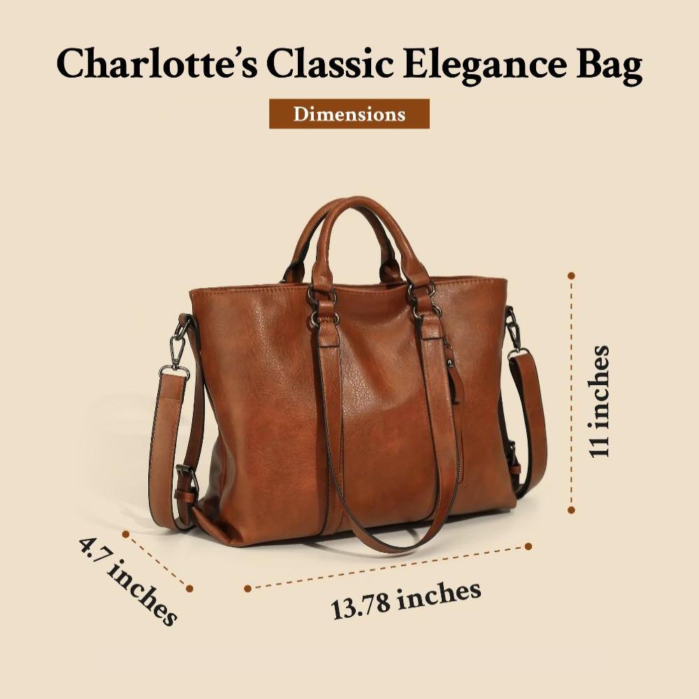 Elegância Clássica de Charlotte | Bolsa Vintage