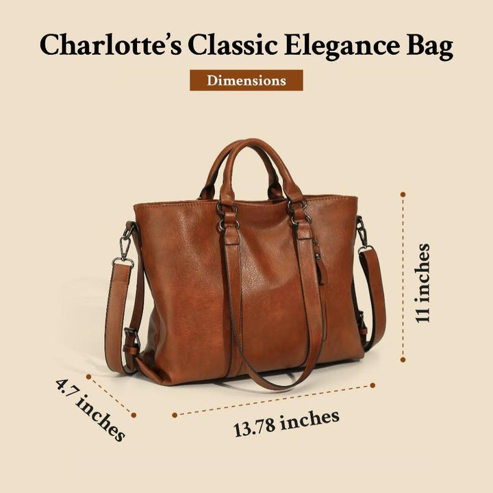 Elegância Clássica de Charlotte | Bolsa Vintage