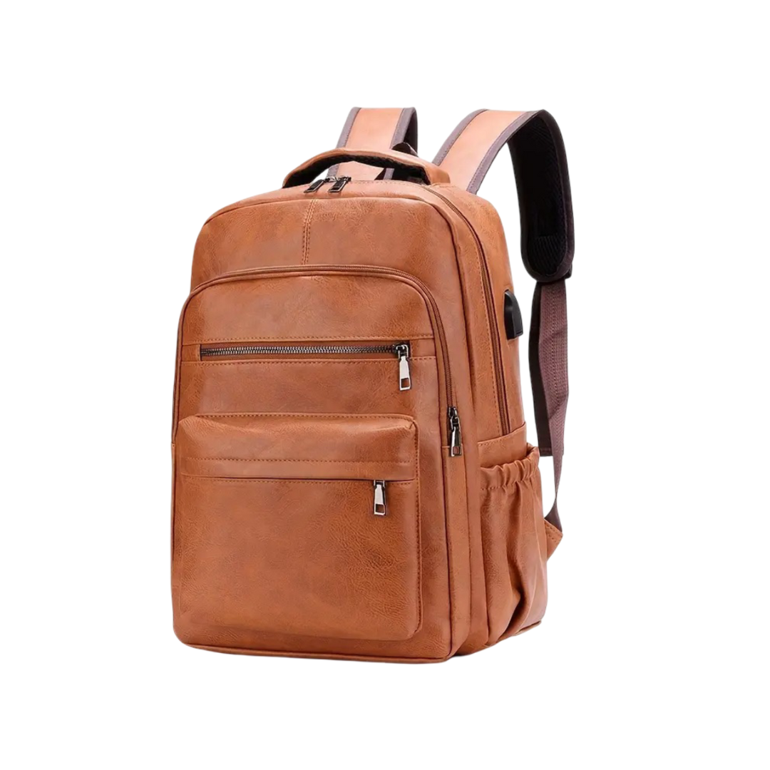 Theo | Mochila de Couro Premium