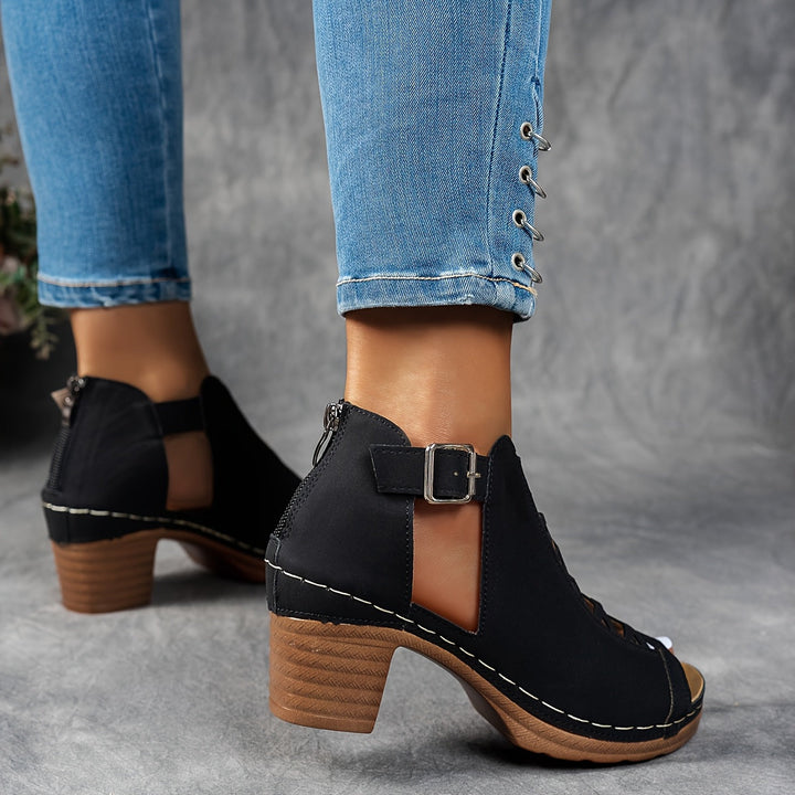 Nessa™ Sandálias com Salto em Lattice