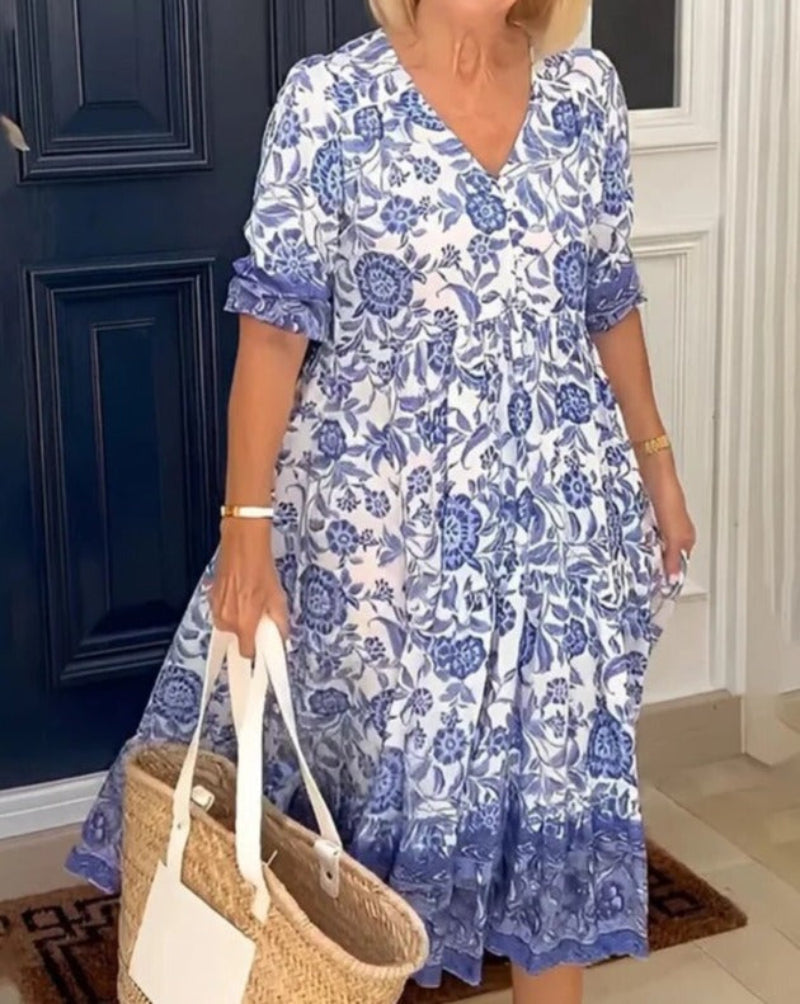 Radiance | Vestido Maxi Boêmio – Sinta-se Linda, Sem Esforço