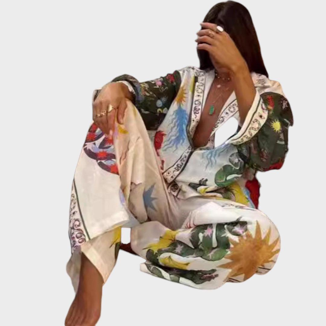 Stella - Elegante conjunto feminino de duas peças