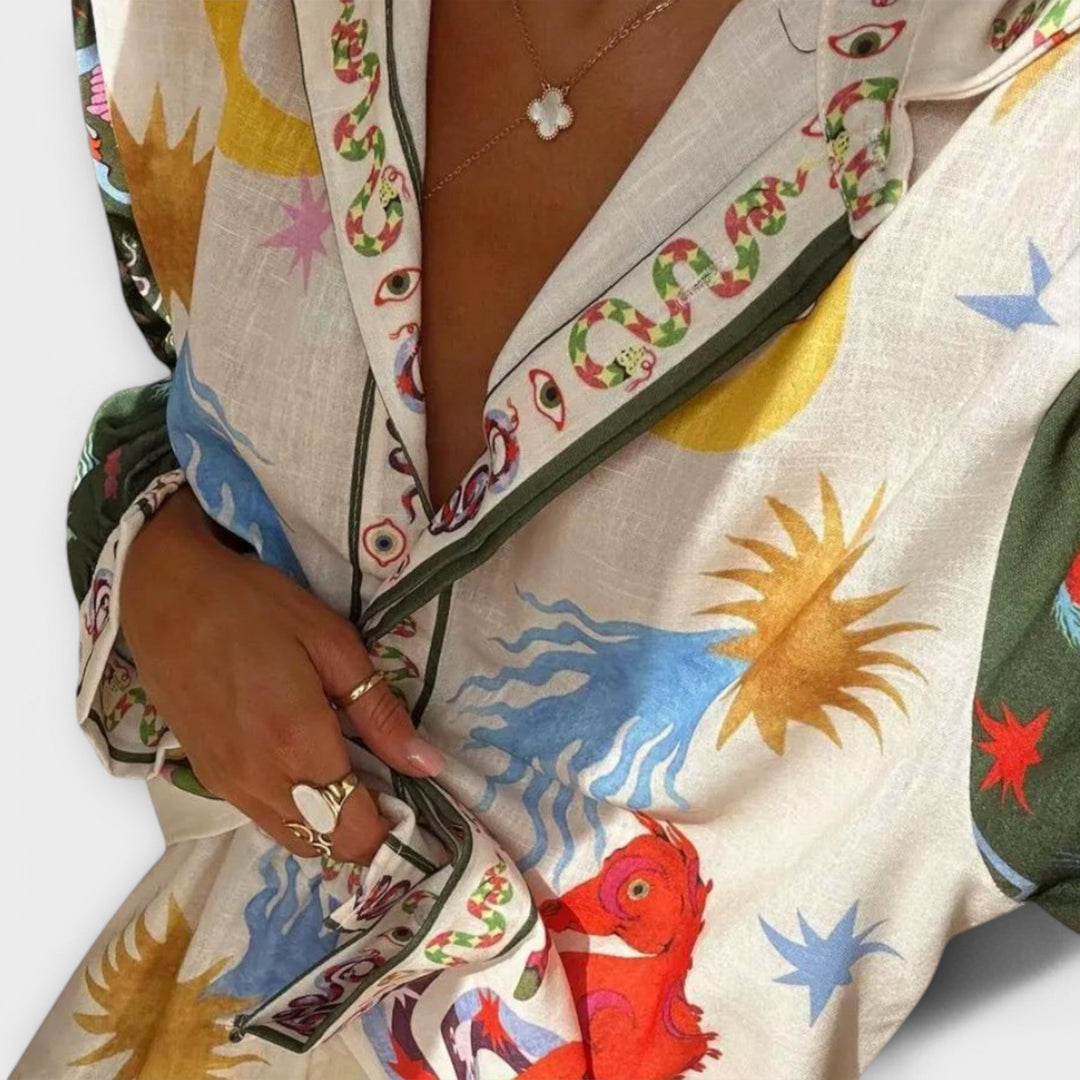 Stella - Elegante conjunto feminino de duas peças