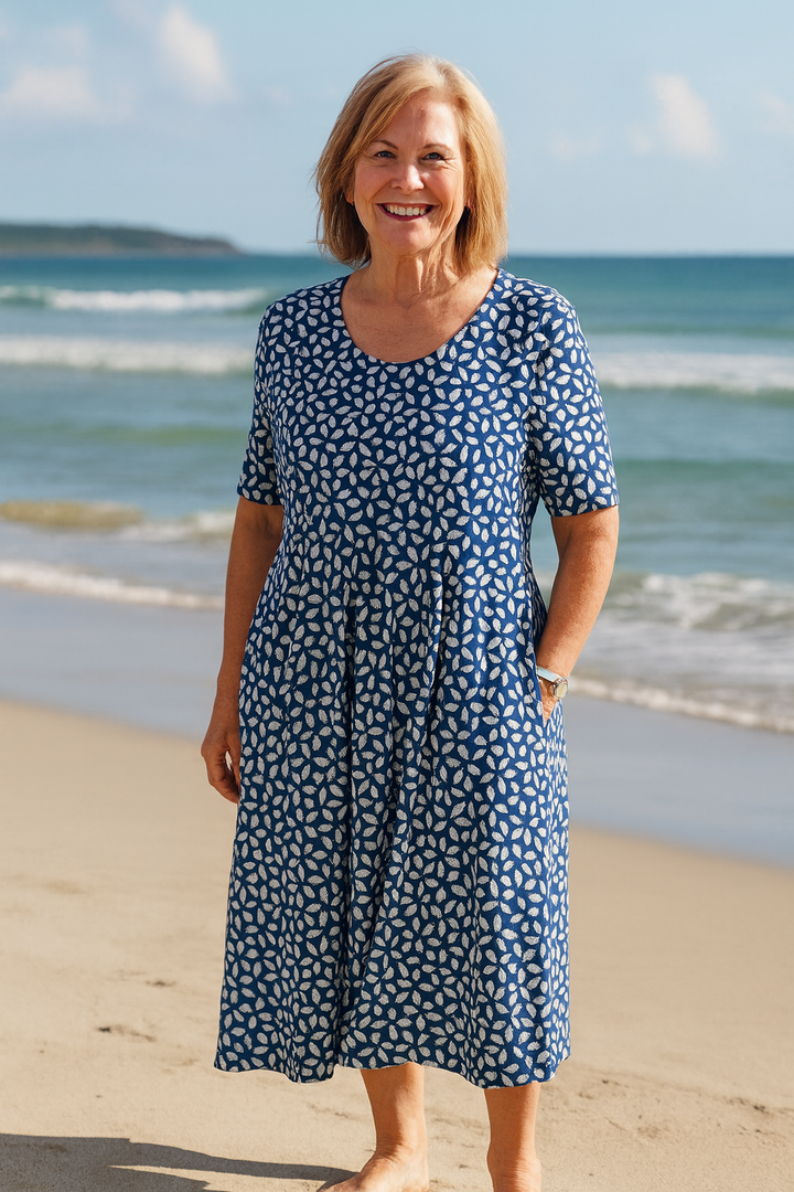 Ivryrose | Vestido - Elegância Fluida – Design Amigo da Barriga