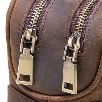 Necessaire de Couro Crazy Horse