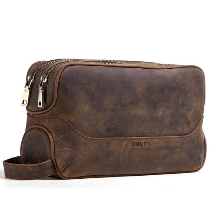 Necessaire de Couro Crazy Horse