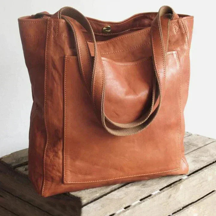Giulia™ | Bolsa de Ombro de Couro Elegante