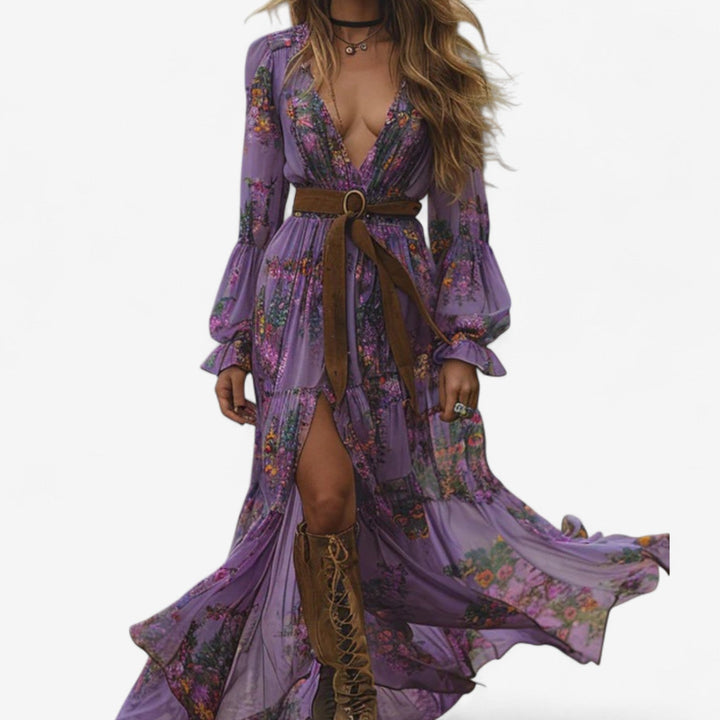 Mélanie™ Vestido Fluido Floral