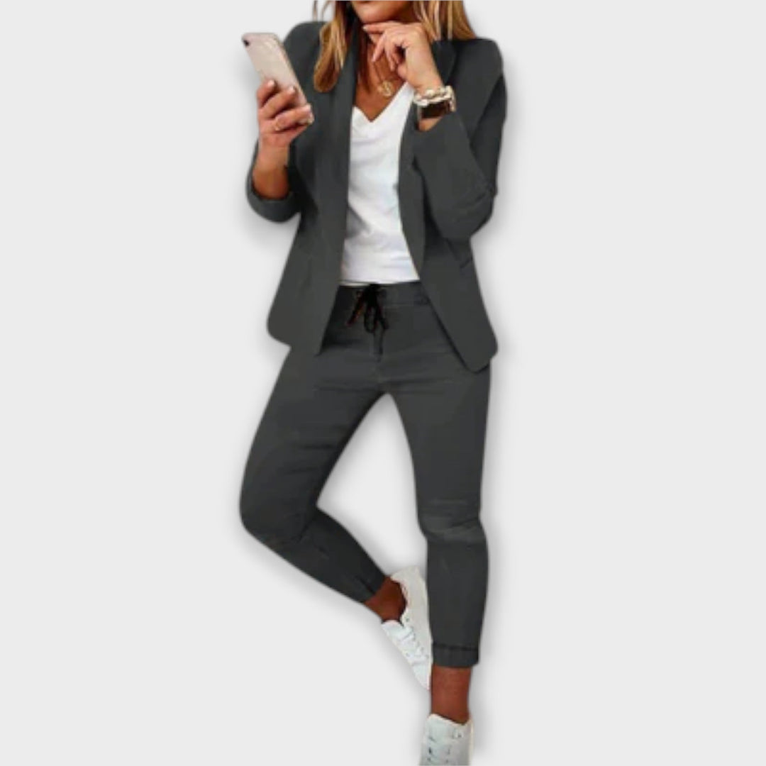 Sophia – Conjunto de Blazer Elegante e Confortável