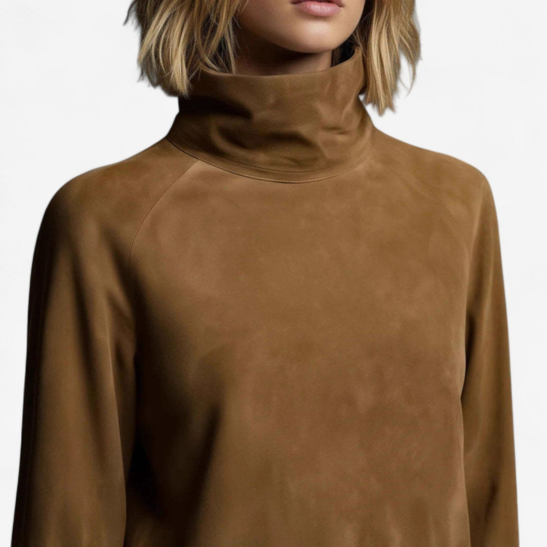 Tania™ Roupão Mini com Gola Alta