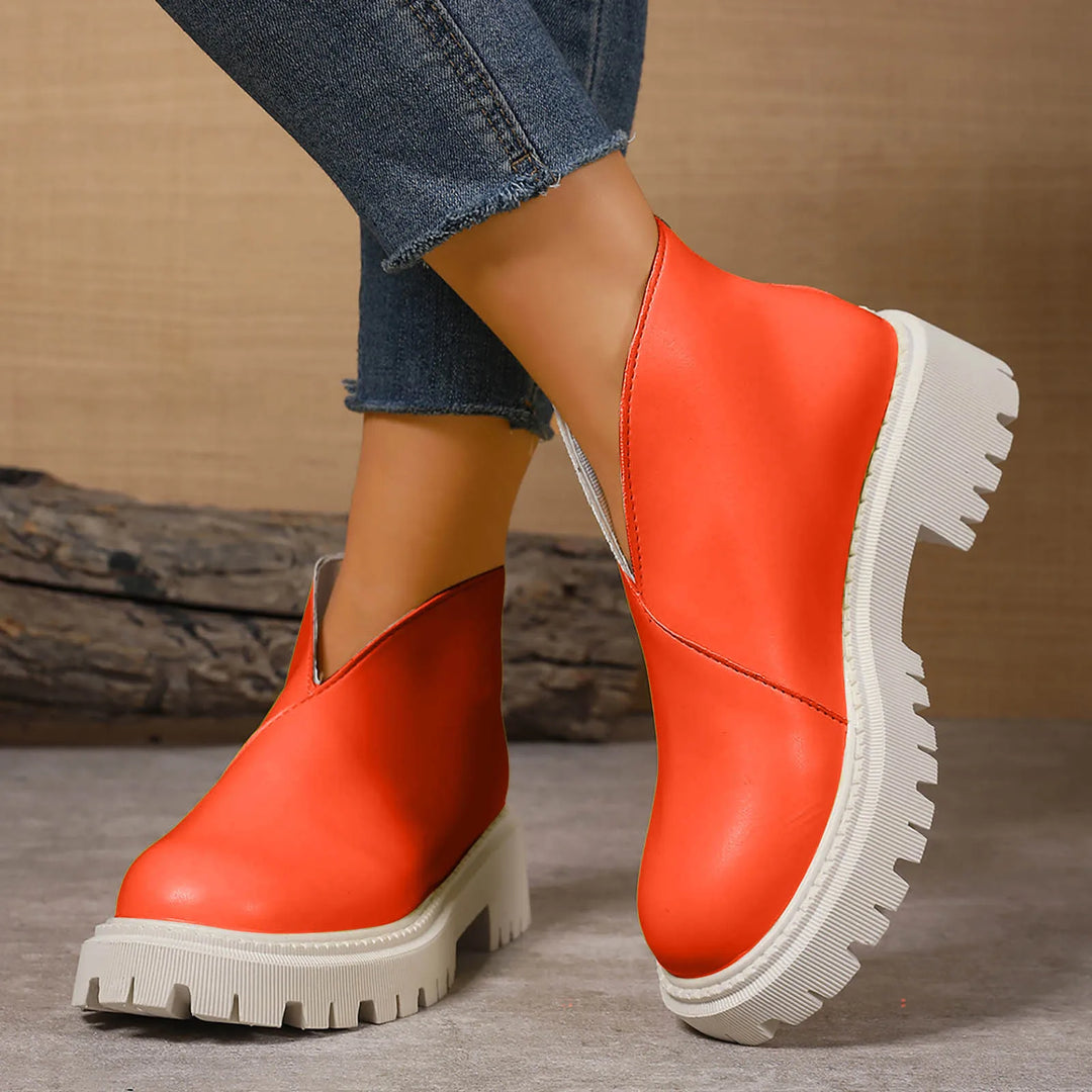 Serenna Plataformas de Couro