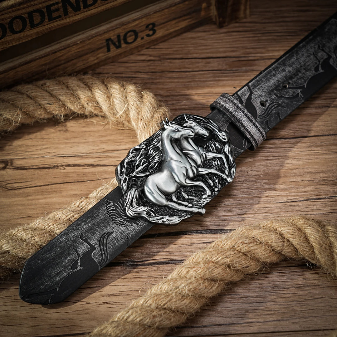 Cinto de couro Dust & Bravery