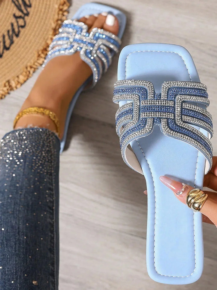 Aria™ Sandálias Crystal Slide