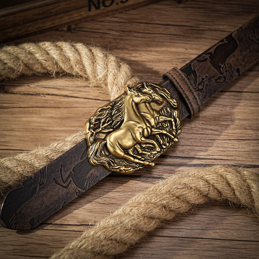 Cinto de couro Dust & Bravery