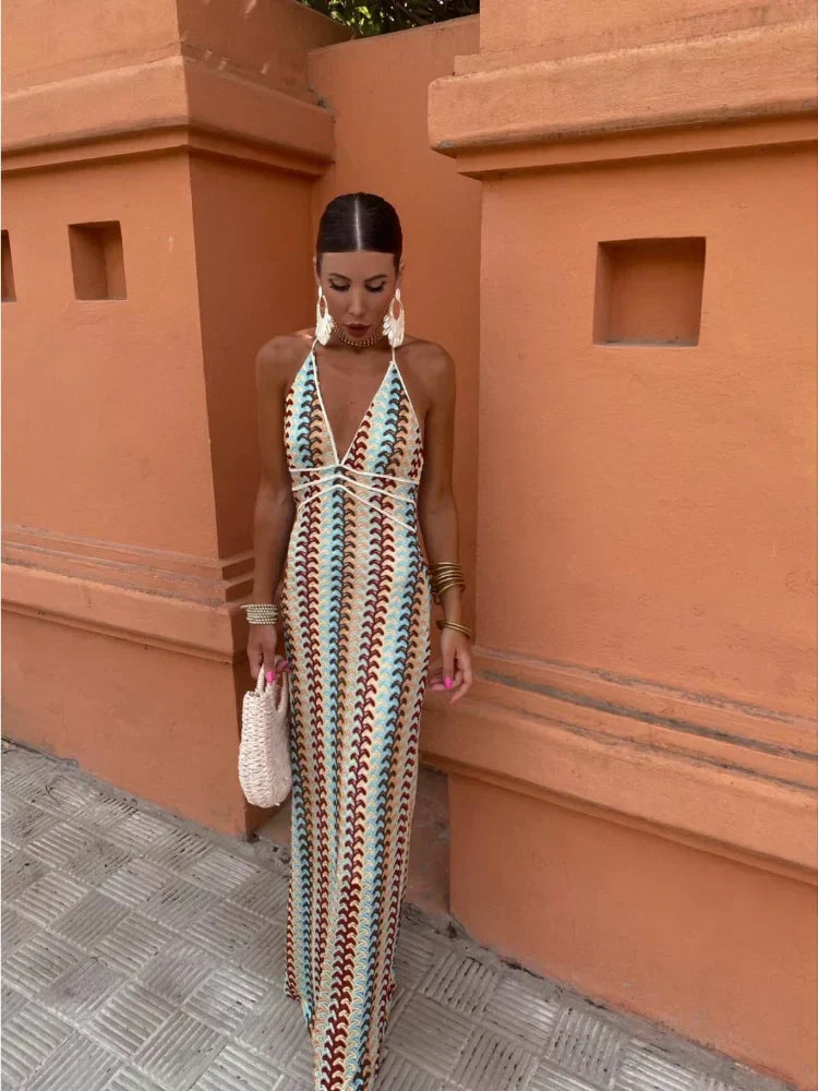 Dilara | Vestido Maxi Sem Costas