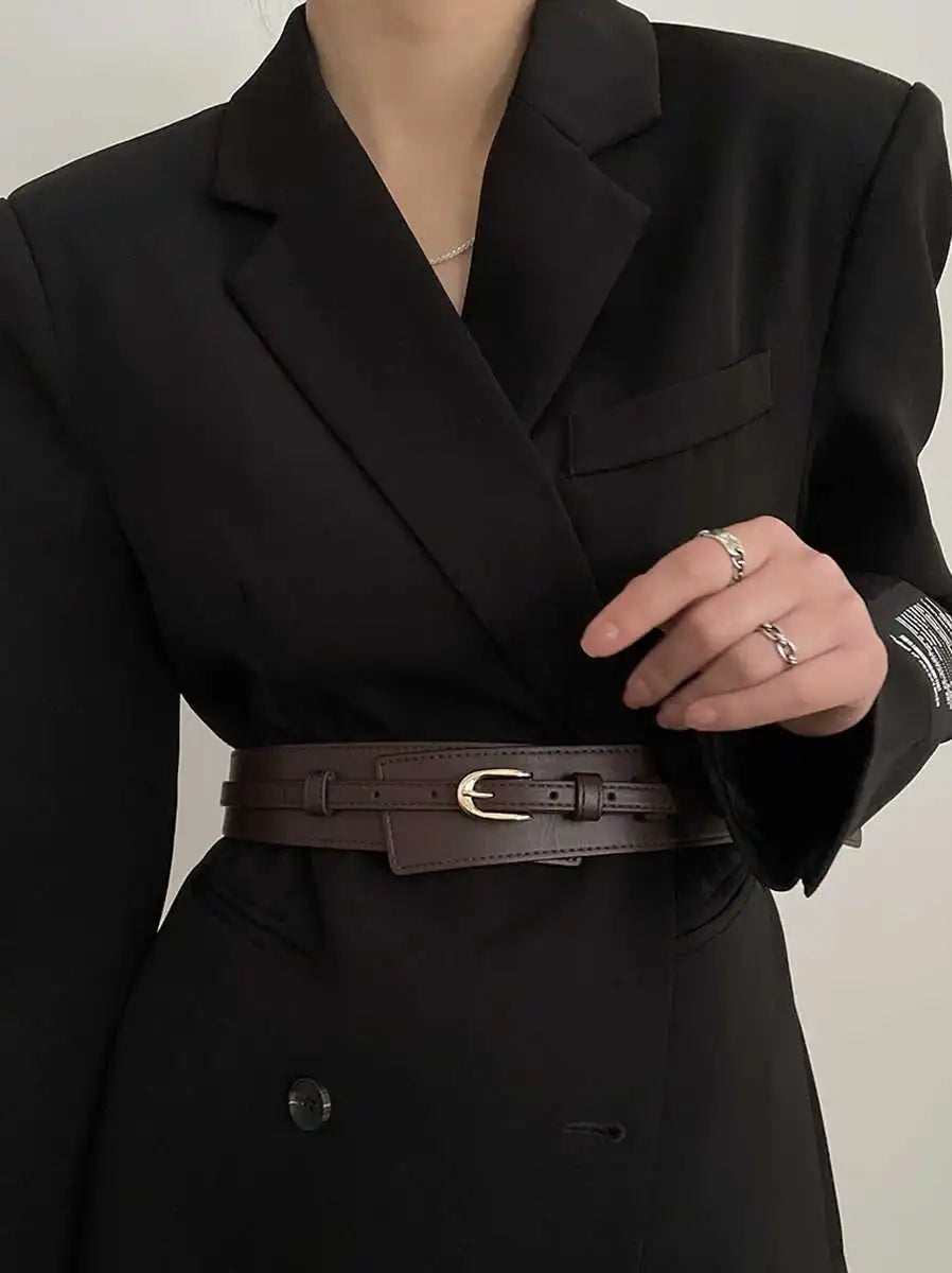 Cinto largo decorativo luxuoso