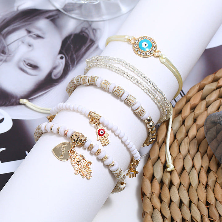 Pacote de Pulseiras Hamsa