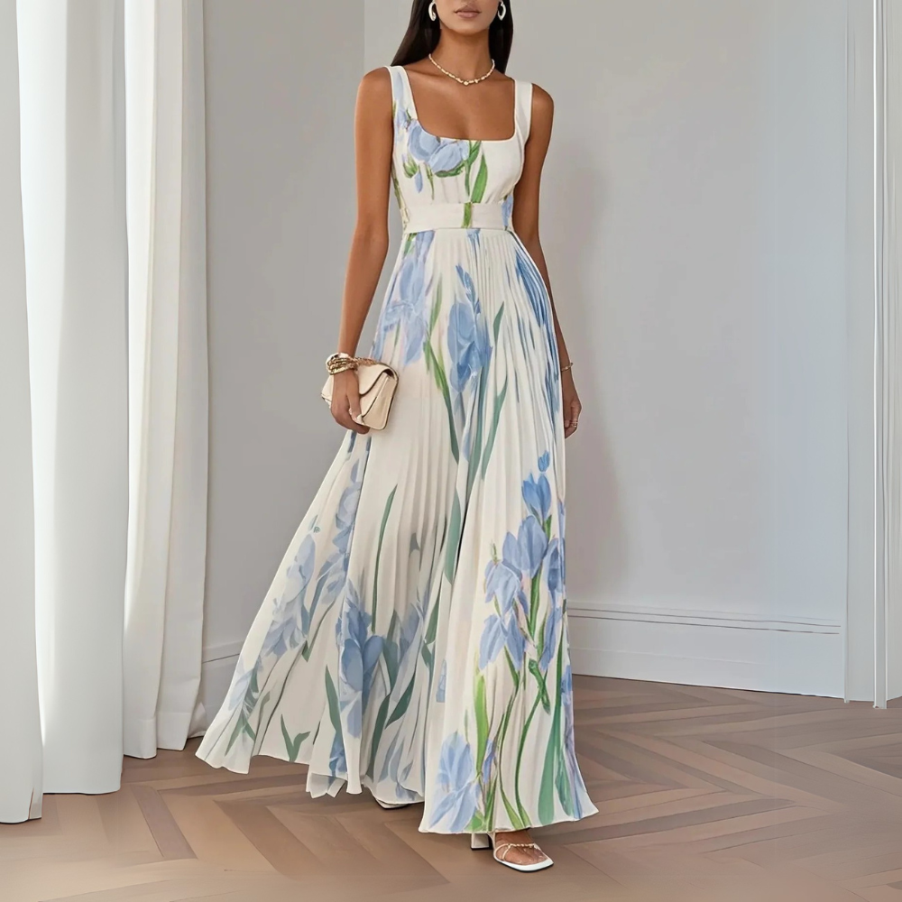 Isla | Vestido maxi floral elegante