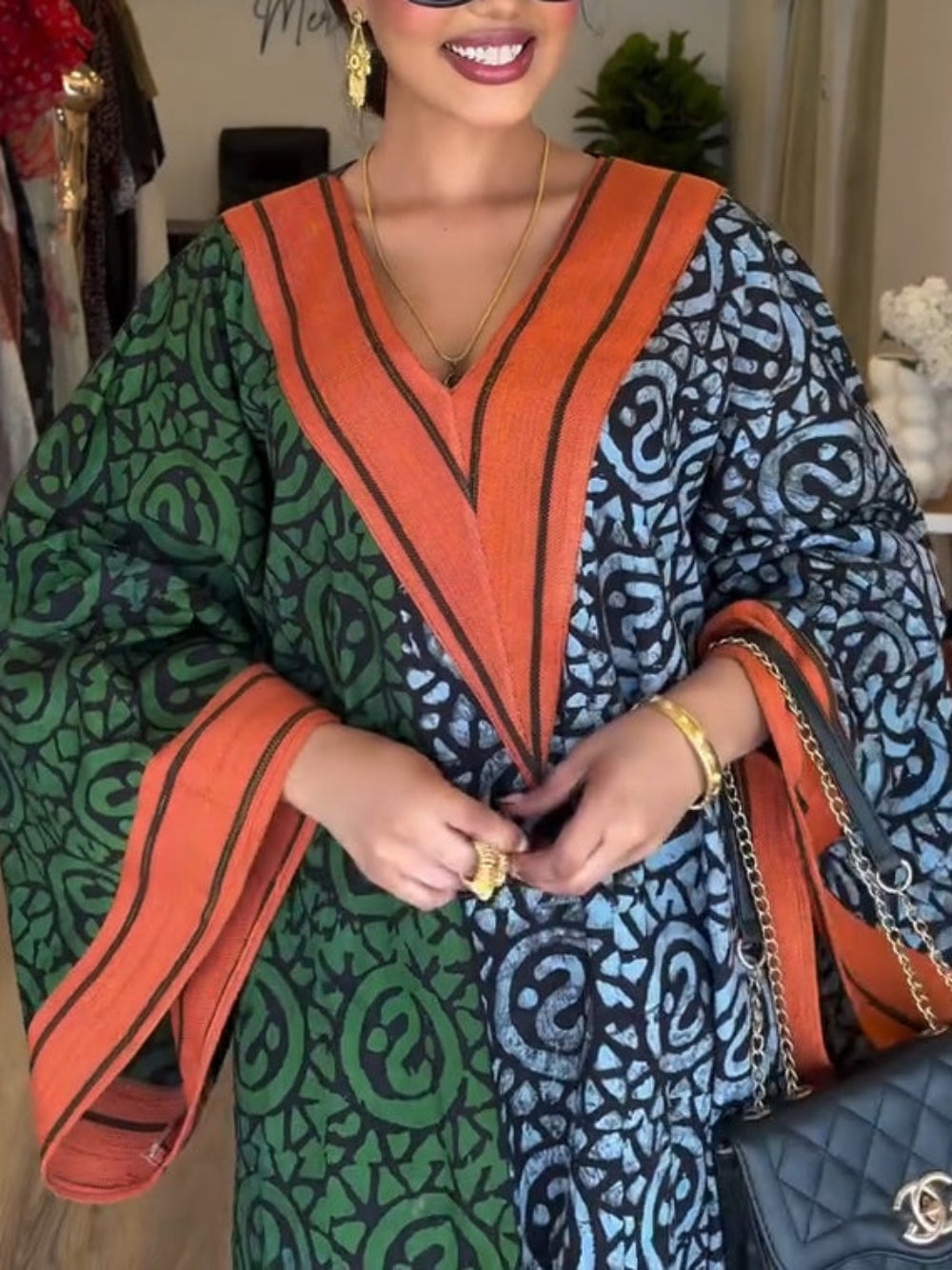 LIVARA™ | Vestido Chic com Painel de Cores