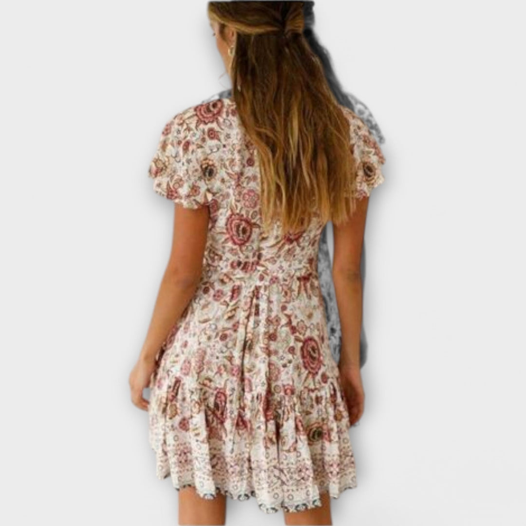Amina - Vestido Boho Curto
