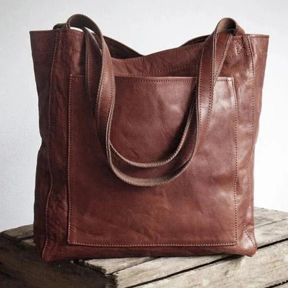 Giulia™ | Bolsa de Ombro de Couro Elegante
