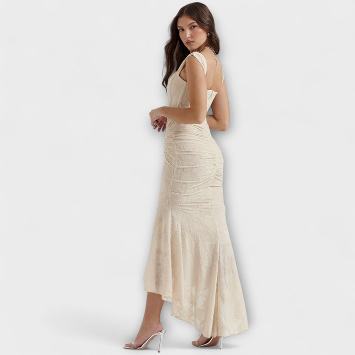 Renske - Vestido Longo com Corset Elegante e Refinado