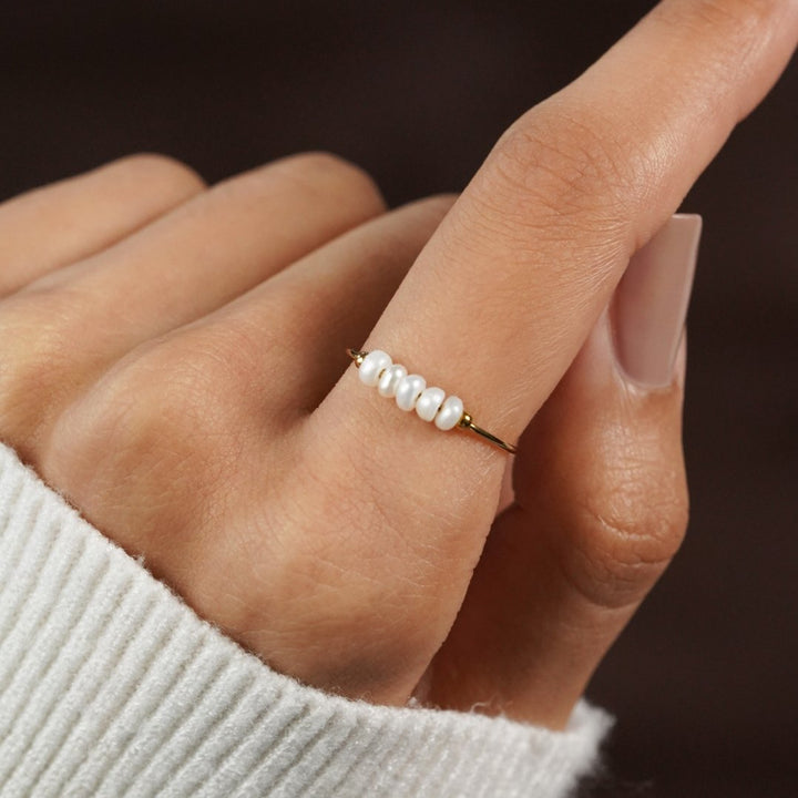 Silva - Anel de pérolas de água doce