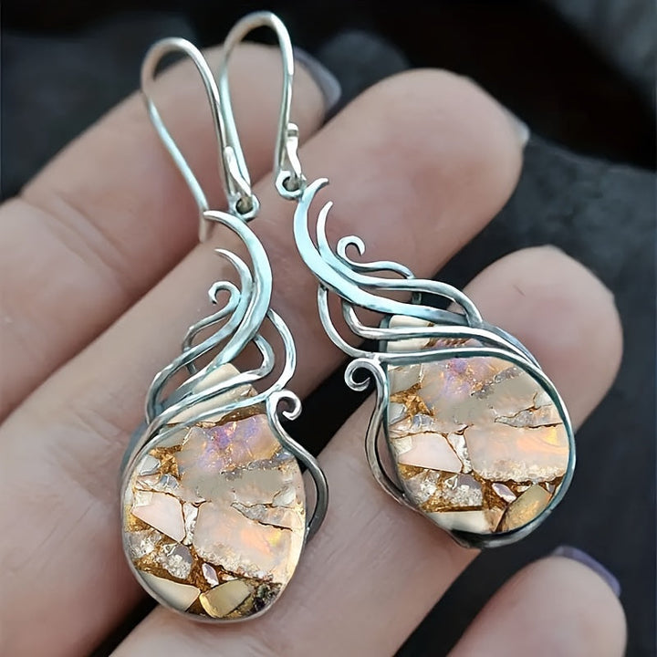 Brincos de Gema Vintage