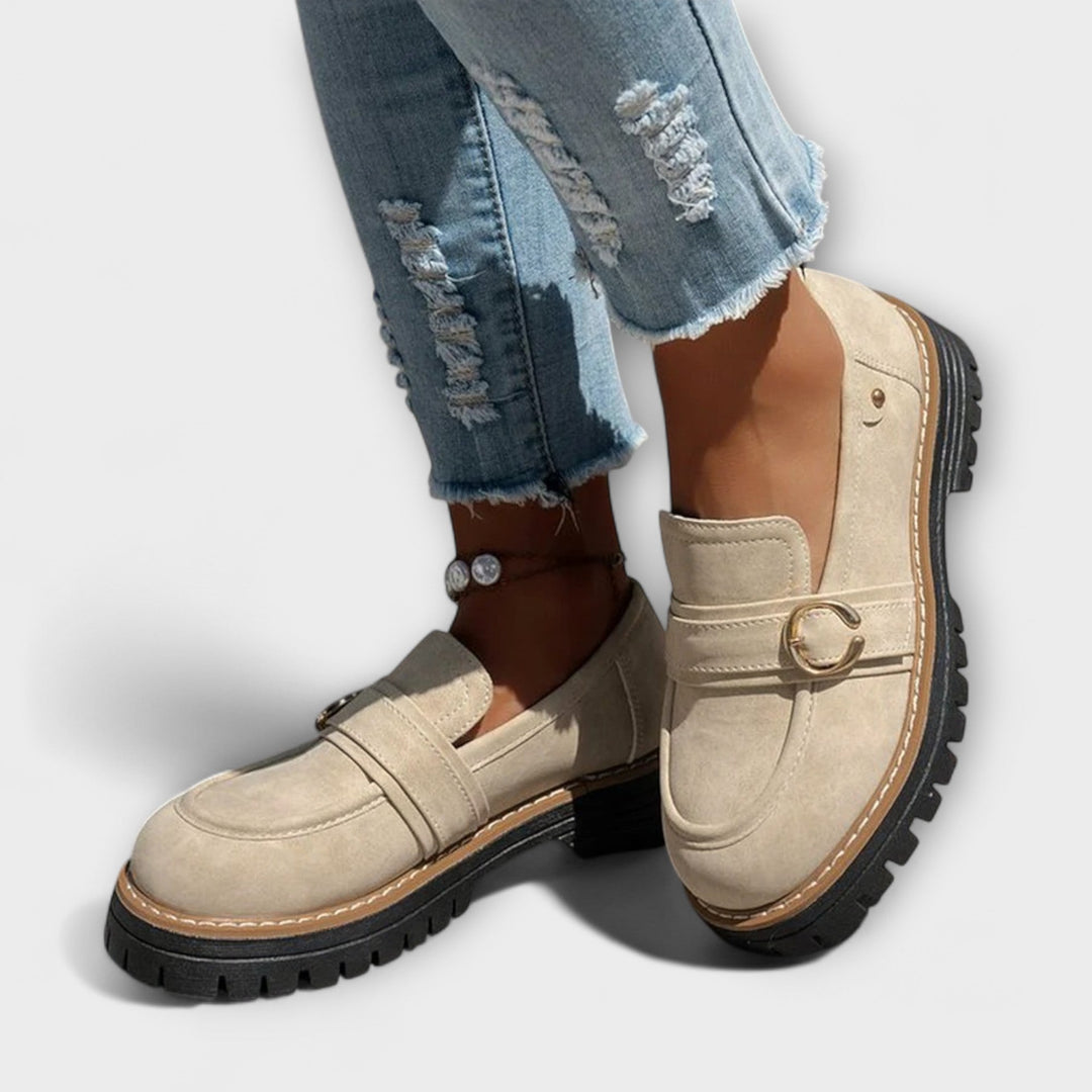 Lora – Mocassins casuais com bico redondo