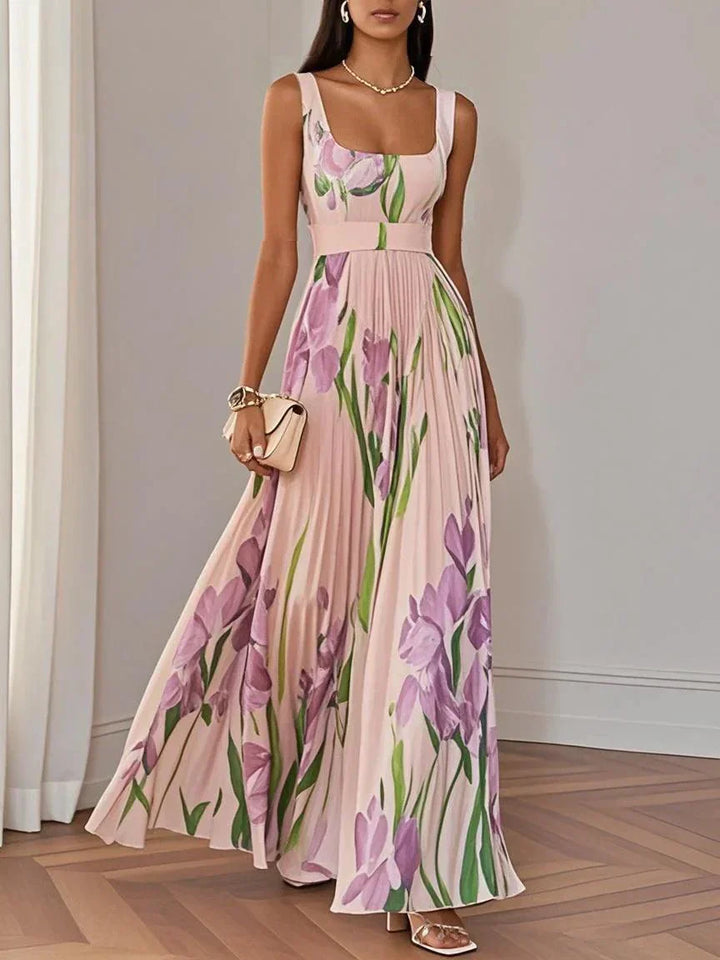 Isla | Vestido maxi floral elegante