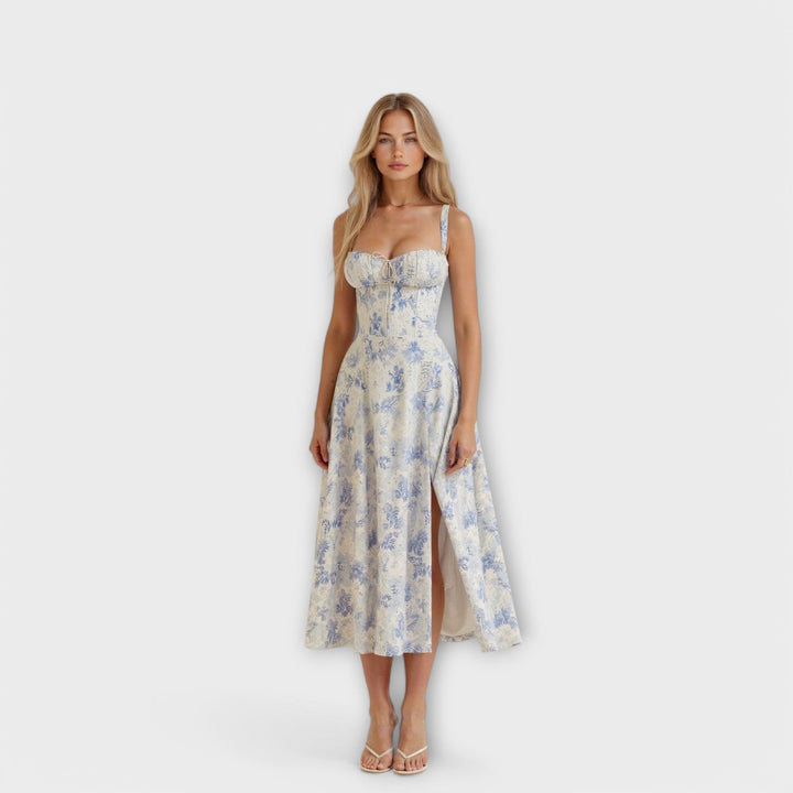 Kiana - Vestido Midi de Corpete