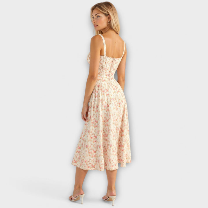 Kiana - Vestido Midi de Corpete
