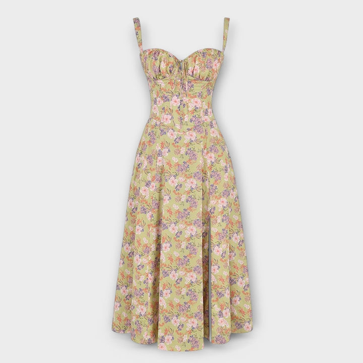 Kiana - Vestido Midi de Corpete